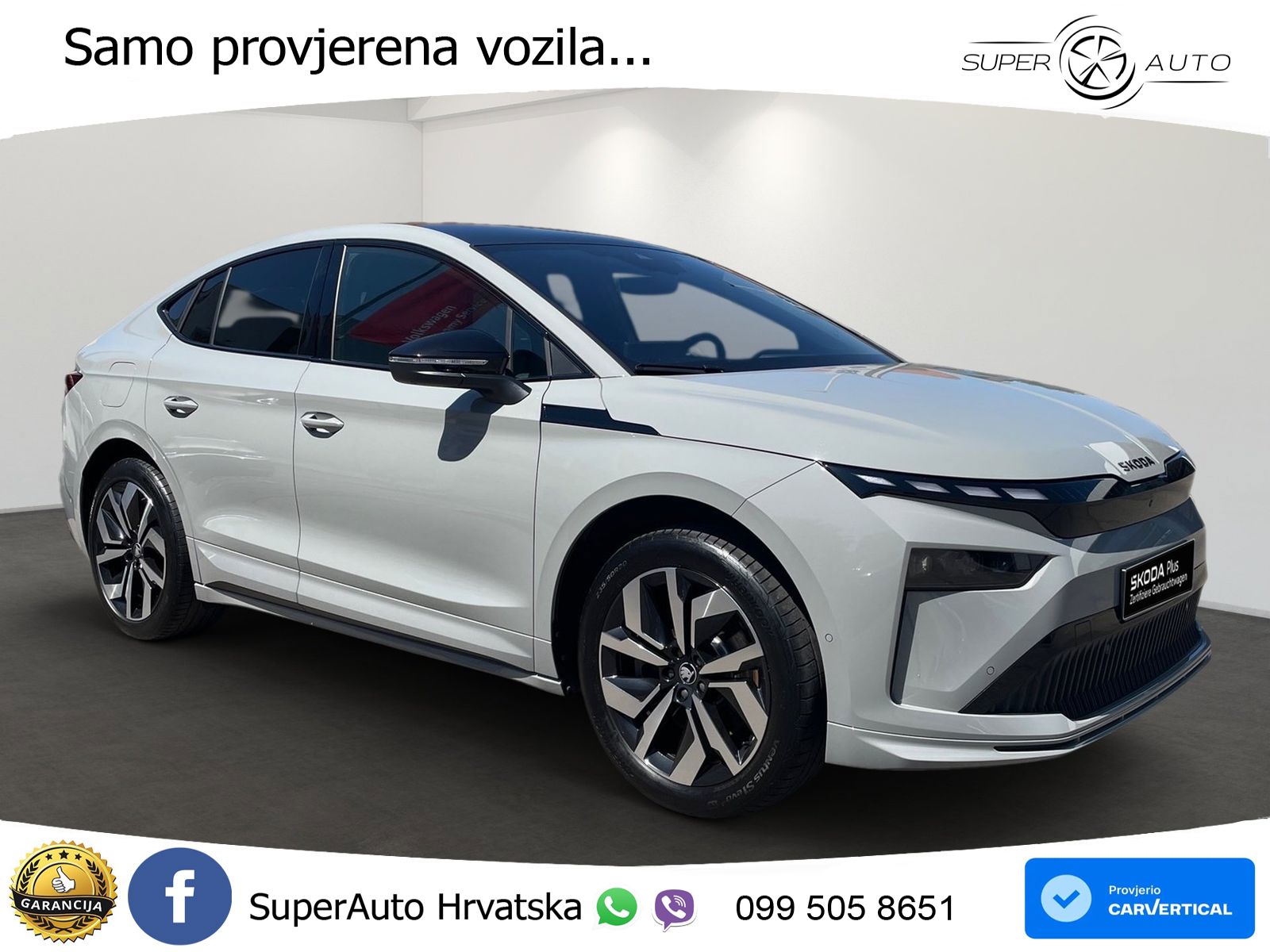Škoda Enyaq Coupe 85x 82 kWh (286 KS) AWD SportLine LED+GR SJED+ACC