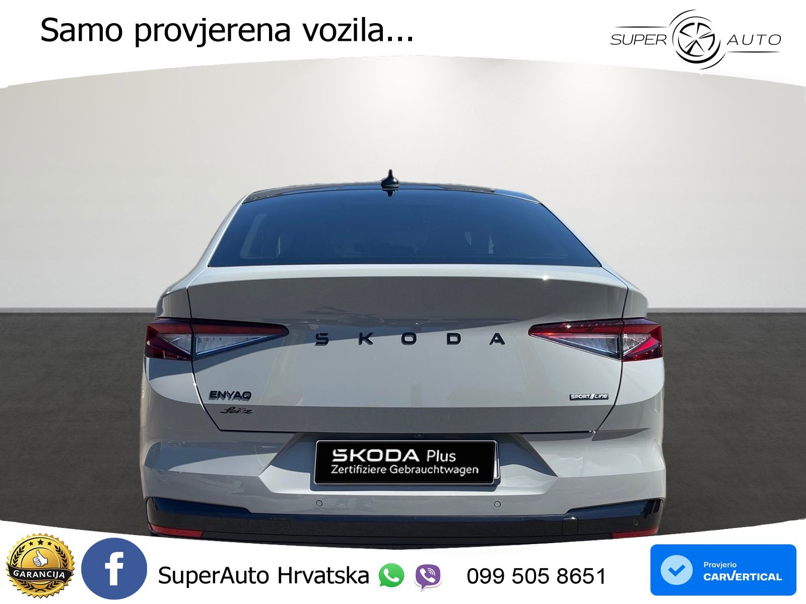Škoda Enyaq Coupe 85x 82 kWh (286 KS) AWD SportLine LED+GR SJED+ACC