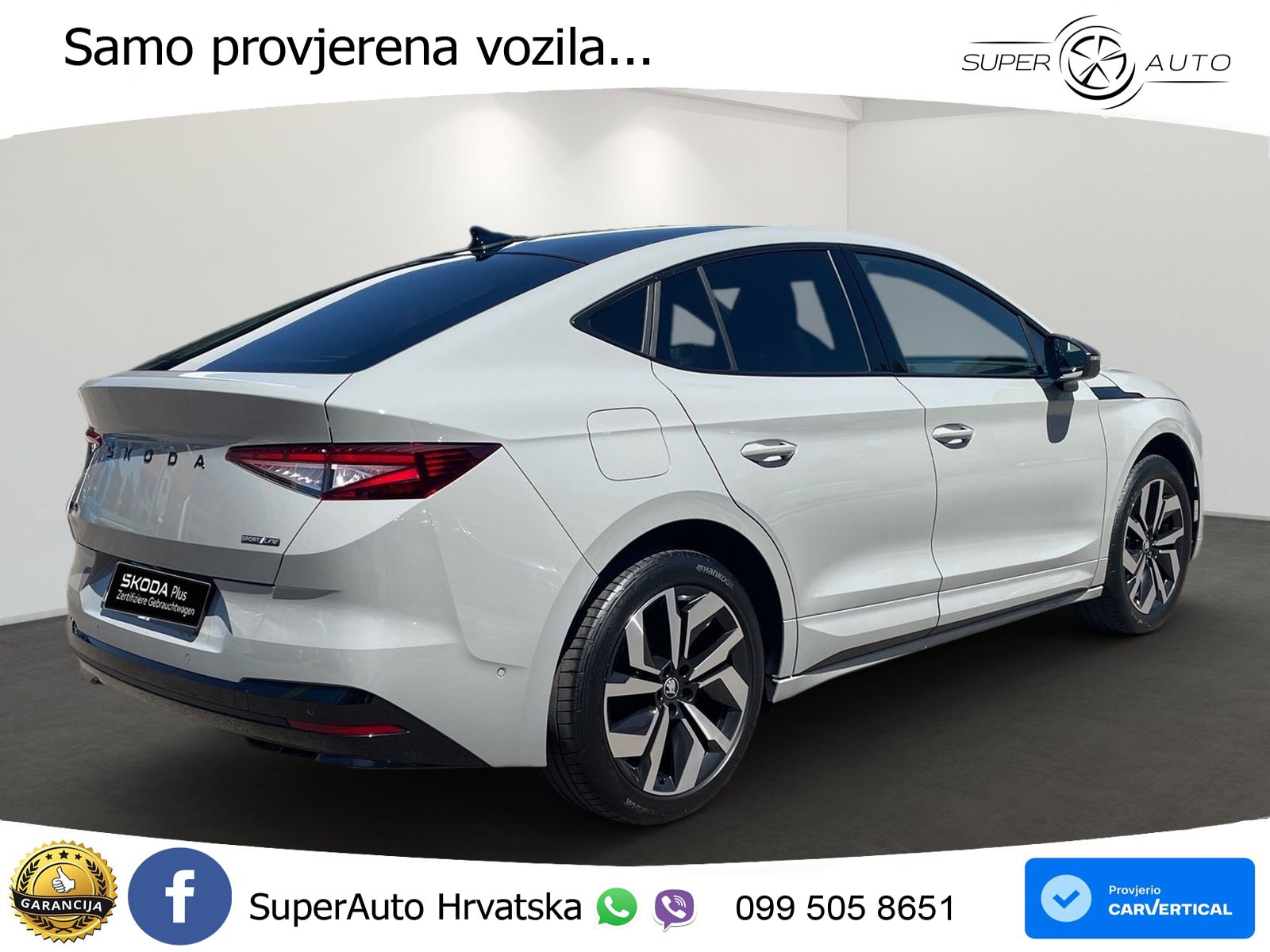Škoda Enyaq Coupe 85x 82 kWh (286 KS) AWD SportLine LED+GR SJED+ACC