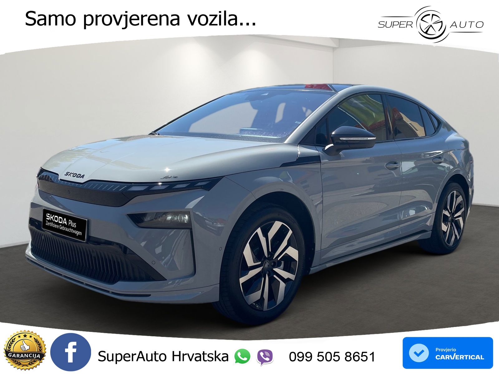 Škoda Enyaq Coupe 85x 82 kWh (286 KS) AWD SportLine LED+GR SJED+ACC