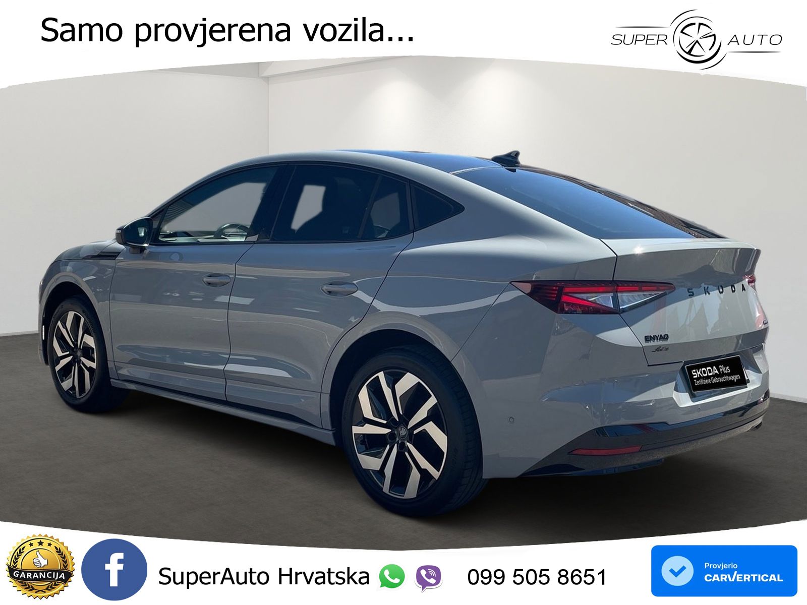 Škoda Enyaq Coupe 85x 82 kWh (286 KS) AWD SportLine LED+GR SJED+ACC