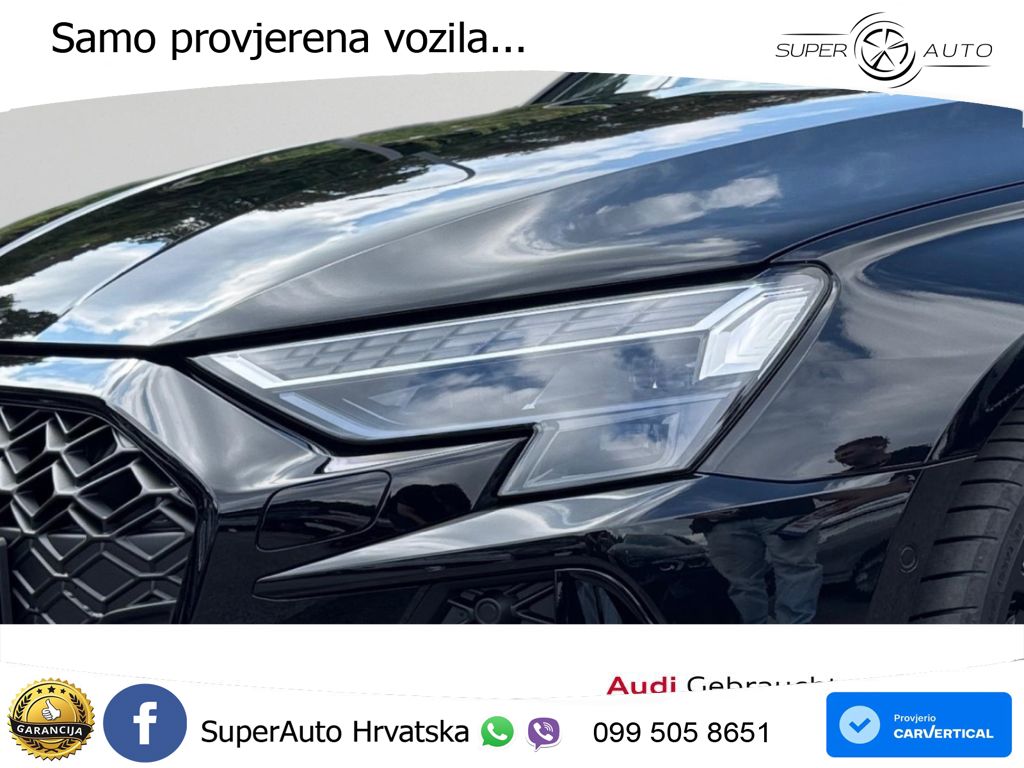 Audi RS3 Sedan 2.5 TFSI (400 KS) quattro S tronic LED+GR SJED+ACC