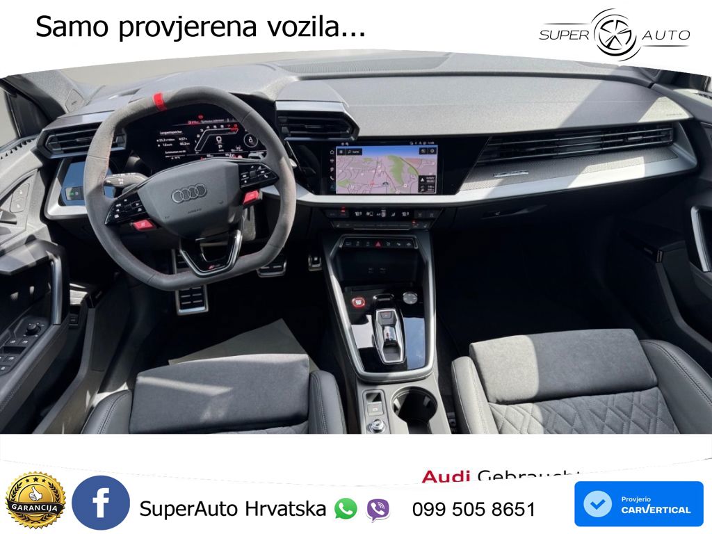 Audi RS3 Sedan 2.5 TFSI (400 KS) quattro S tronic LED+GR SJED+ACC