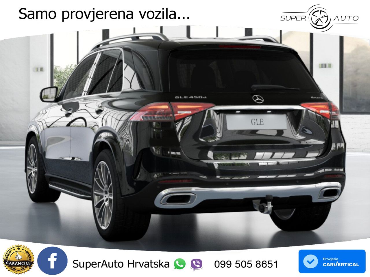 Mercedes GLE 450d (367 KS) EQ Boost 4MATIC 9G-TRONIC AMG LED+GR SJED+ACC