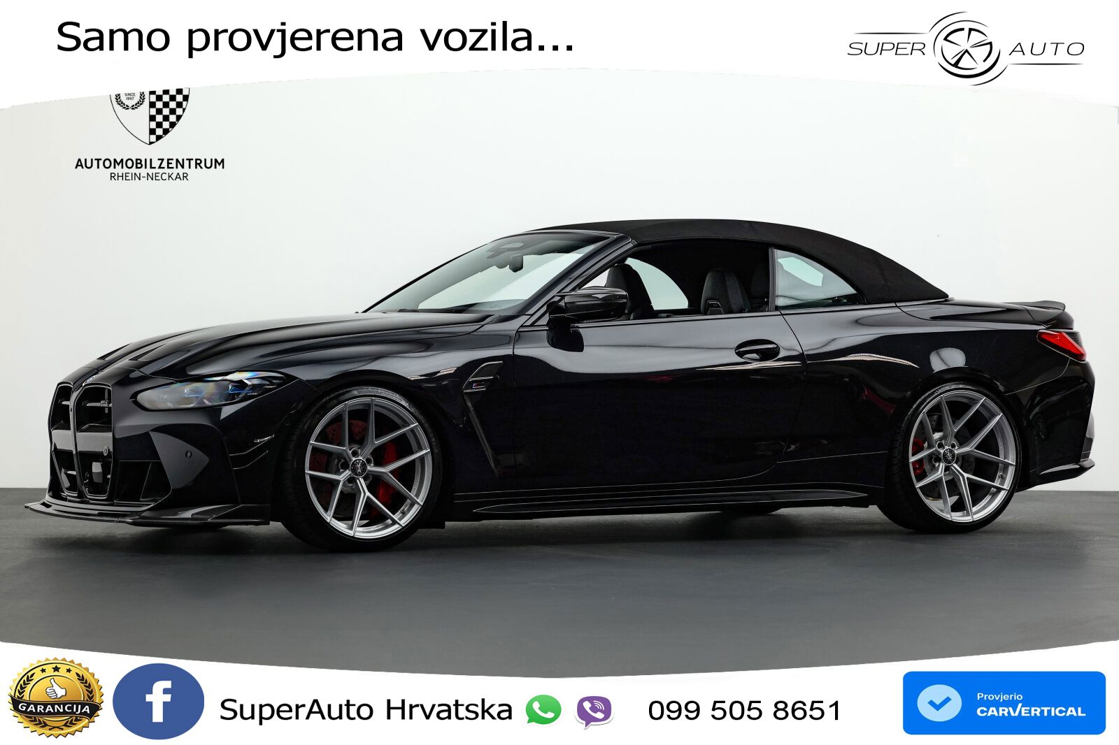 BMW M4 Convertible Competition 3.0 (510 KS) xDrive Steptronic LED+GR SJED+ACC