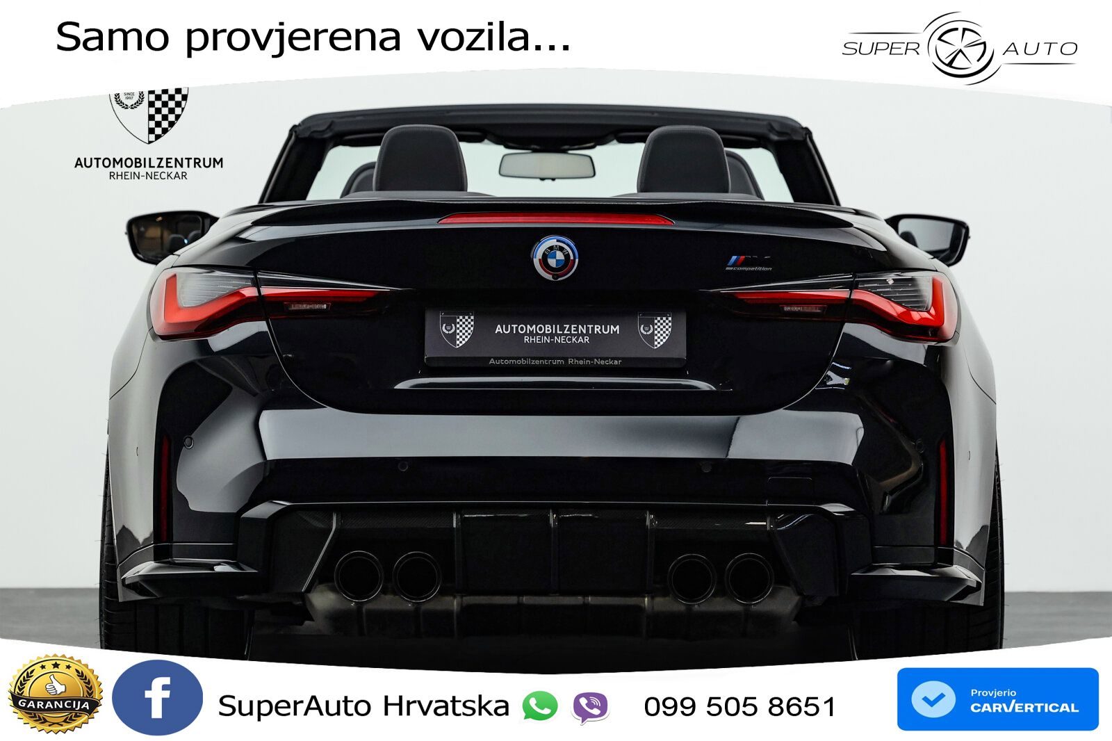 BMW M4 Convertible Competition 3.0 (510 KS) xDrive Steptronic LED+GR SJED+ACC