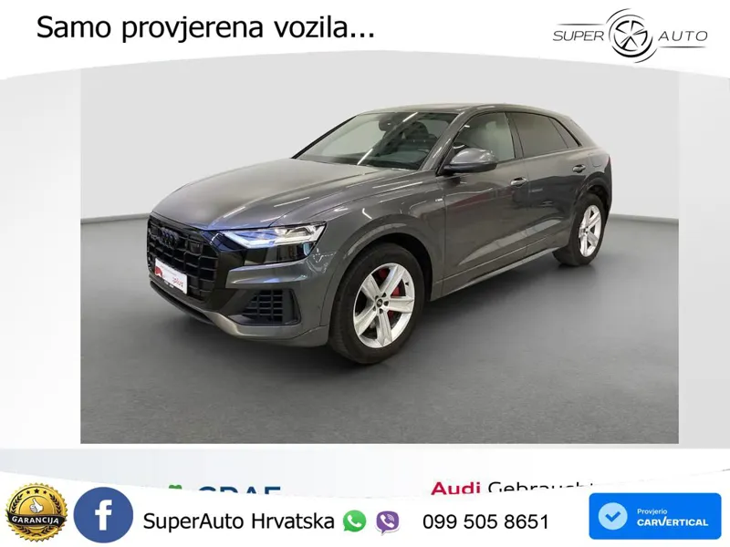 Audi Q8 55 TFSIe V6 (381 KS) quattro tiptronic S line LED+GR SJED+ACC