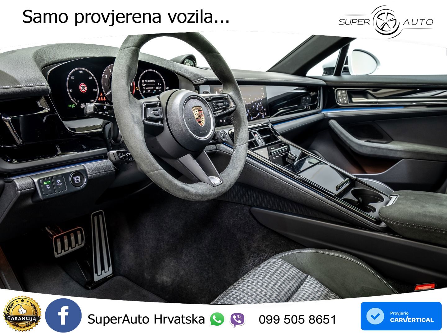 Porsche Panamera 4S 2.9 V6 (544 KS) E-Hybrid PDK ACC+HEAD+4xGR SJED+360+PANO