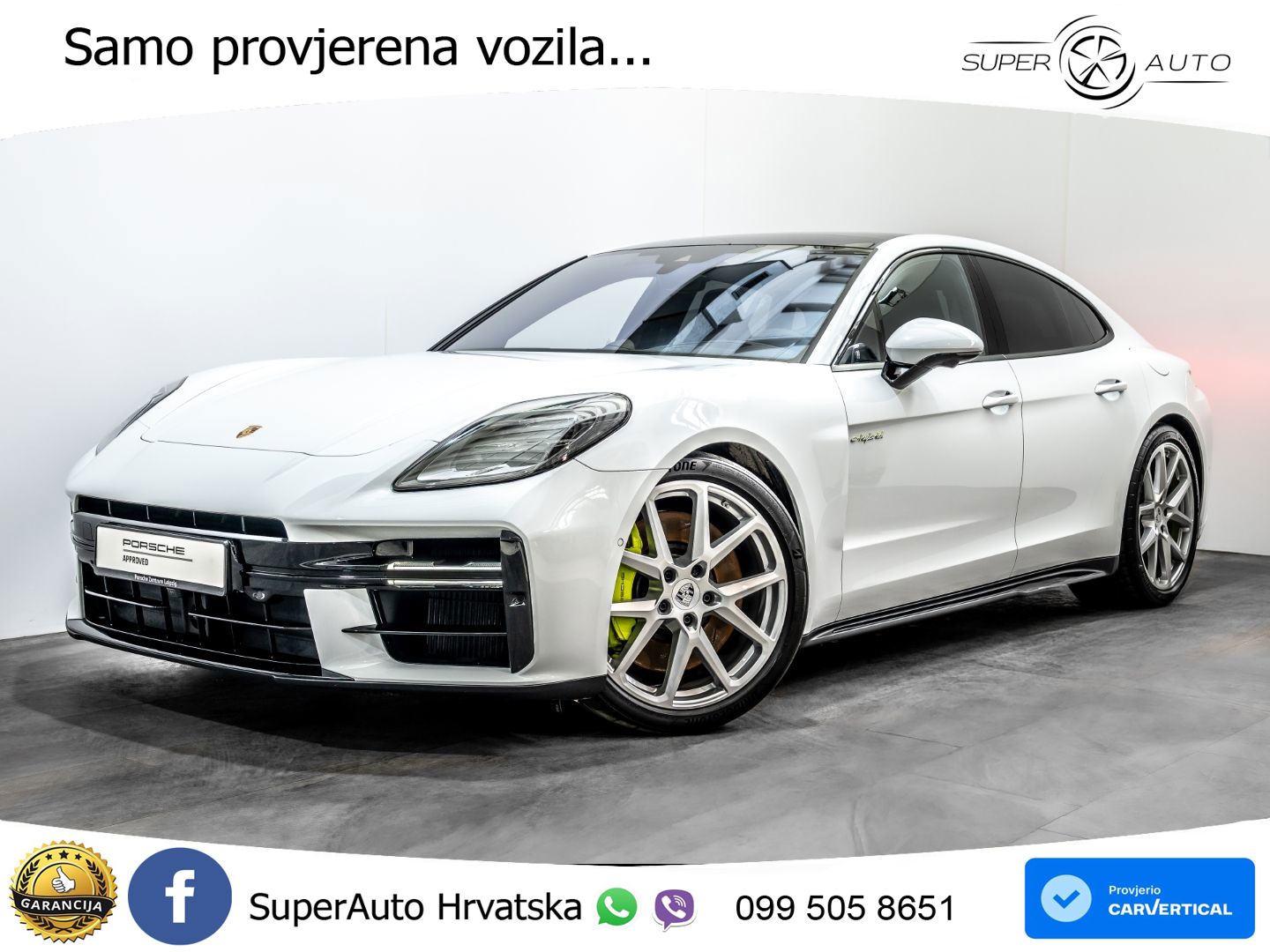 Porsche Panamera 4S 2.9 V6 (544 KS) E-Hybrid PDK ACC+HEAD+4xGR SJED+360+PANO