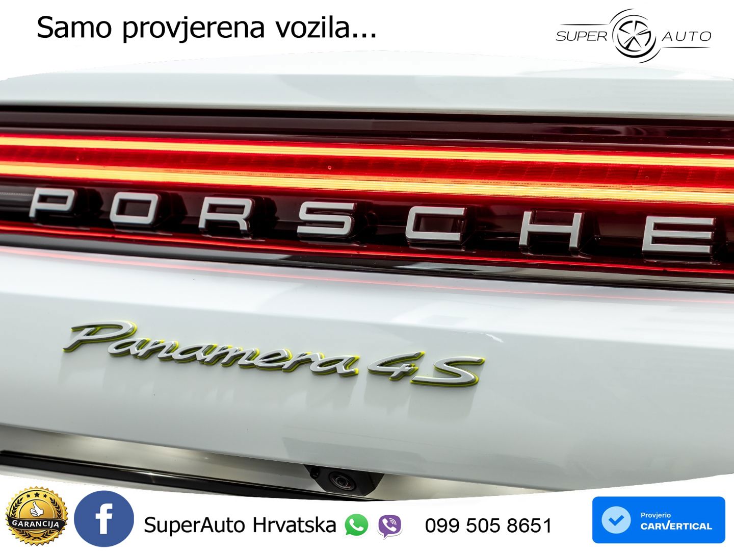 Porsche Panamera 4S 2.9 V6 (544 KS) E-Hybrid PDK ACC+HEAD+4xGR SJED+360+PANO