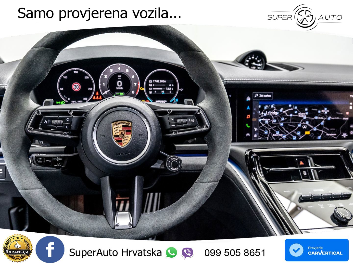 Porsche Panamera 4S 2.9 V6 (544 KS) E-Hybrid PDK ACC+HEAD+4xGR SJED+360+PANO