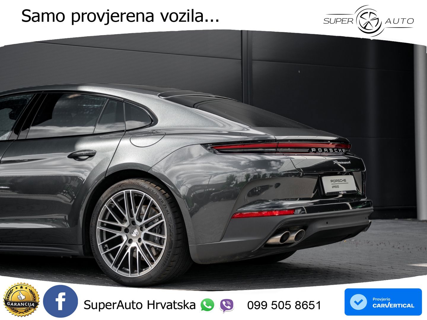 Porsche Panamera 4 2.9 V6 (470 KS) E-Hybrid PDK ACC+HEAD+4xGR SJED+360+PANO