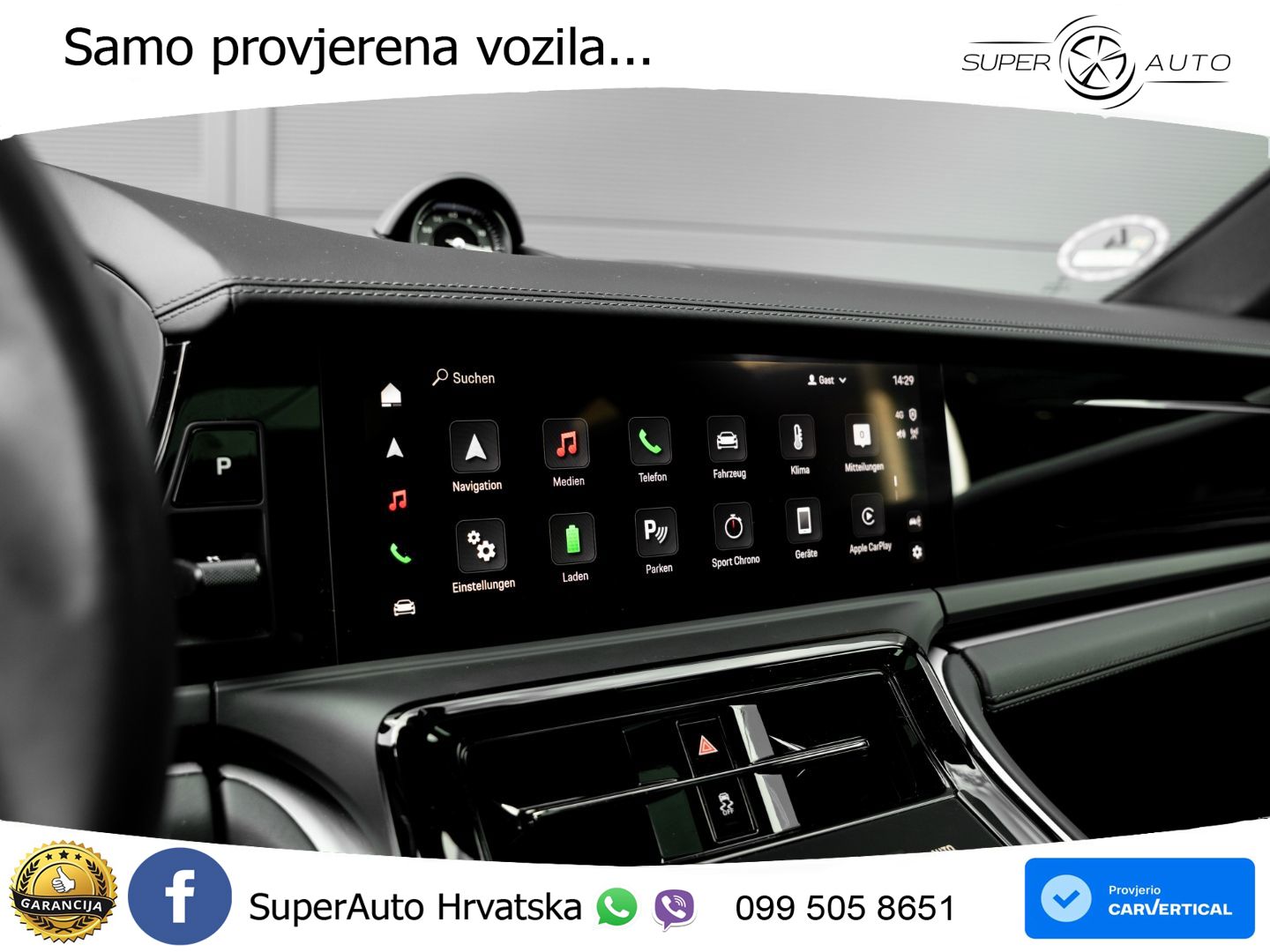Porsche Panamera 4 2.9 V6 (470 KS) E-Hybrid PDK ACC+HEAD+4xGR SJED+360+PANO