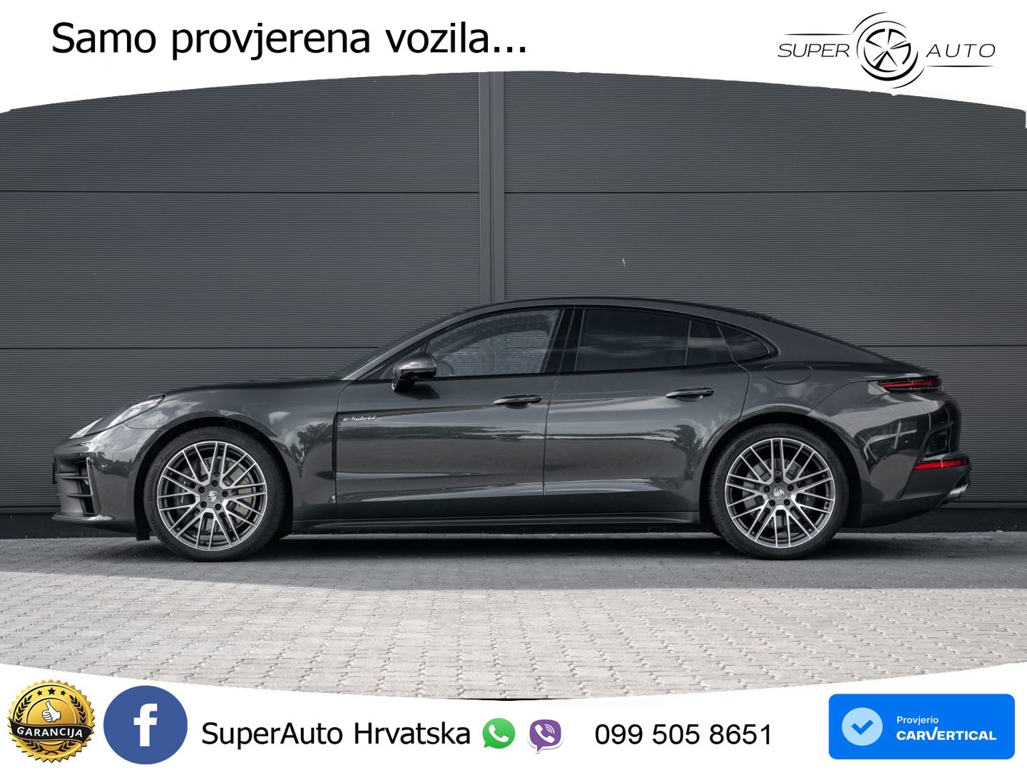 Porsche Panamera 4 2.9 V6 (470 KS) E-Hybrid PDK ACC+HEAD+4xGR SJED+360+PANO