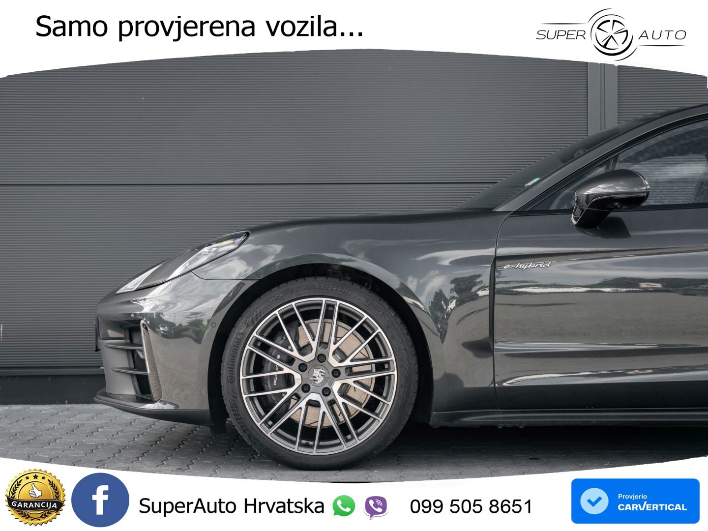 Porsche Panamera 4 2.9 V6 (470 KS) E-Hybrid PDK ACC+HEAD+4xGR SJED+360+PANO