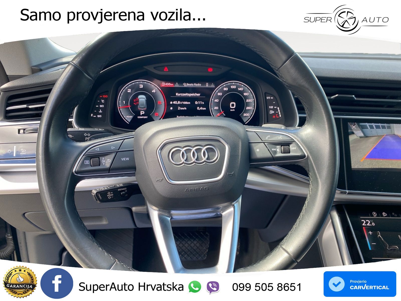 Audi Q8 50 TDI V6 (286 KS) quattro Tiptronic