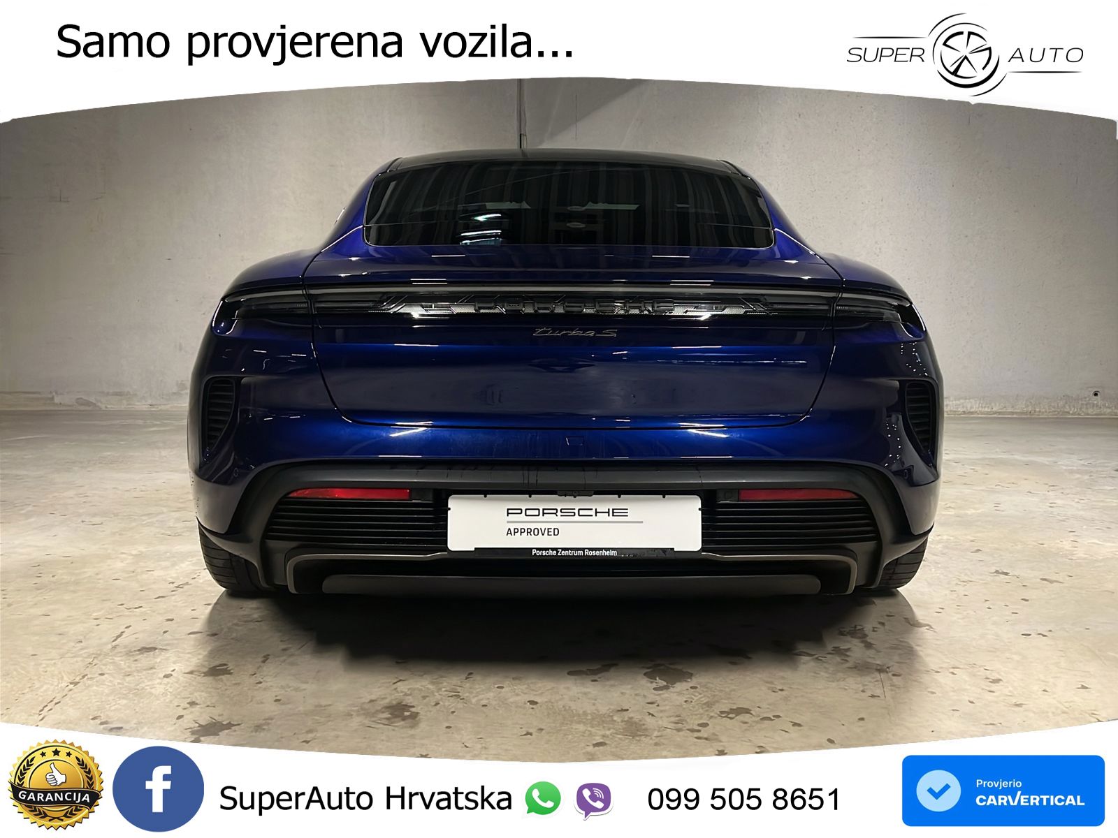 Porsche Taycan Turbo S 105 kWh (952 KS)