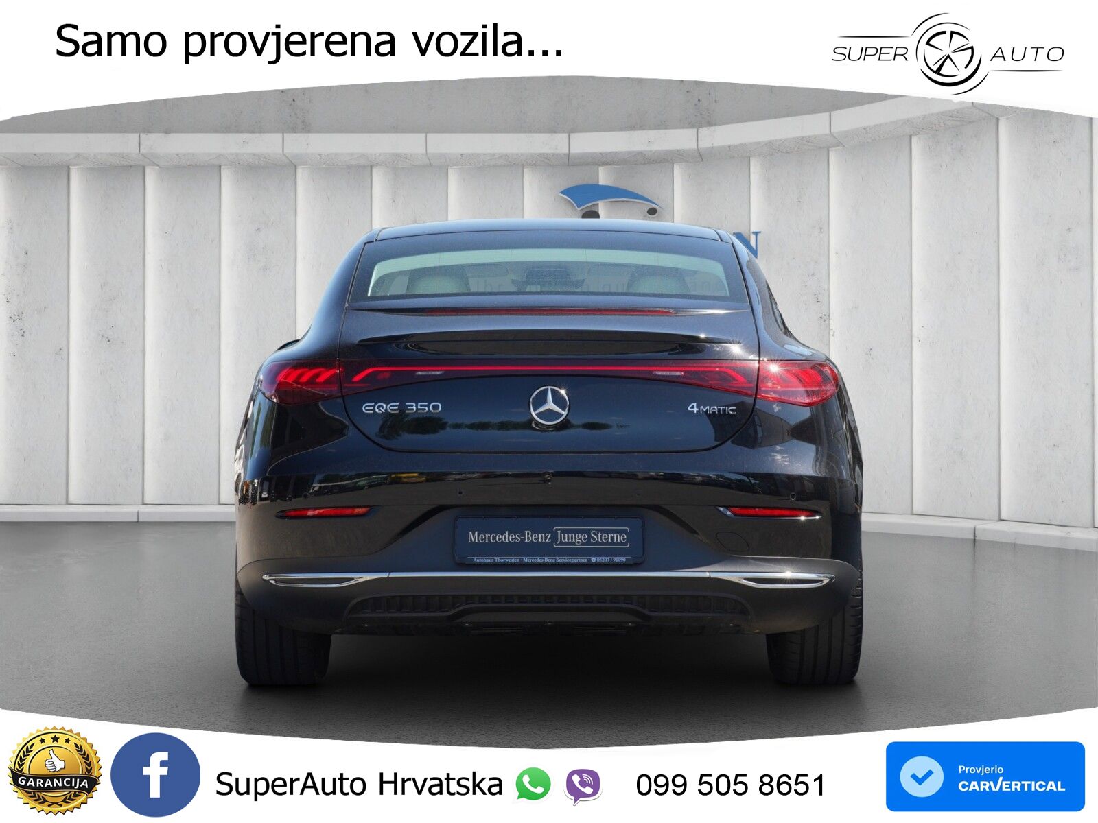 Mercedes EQE 350 98 kWh (292 KS) 4MATIC LED+GR SJED+ACC