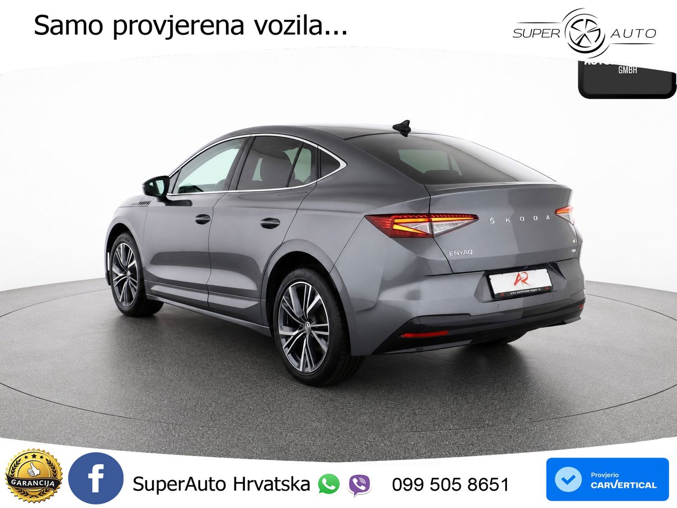 Škoda Enyaq Coupe iV 80 82 kWh (204 KS) Suite LED+GR SJED+ACC