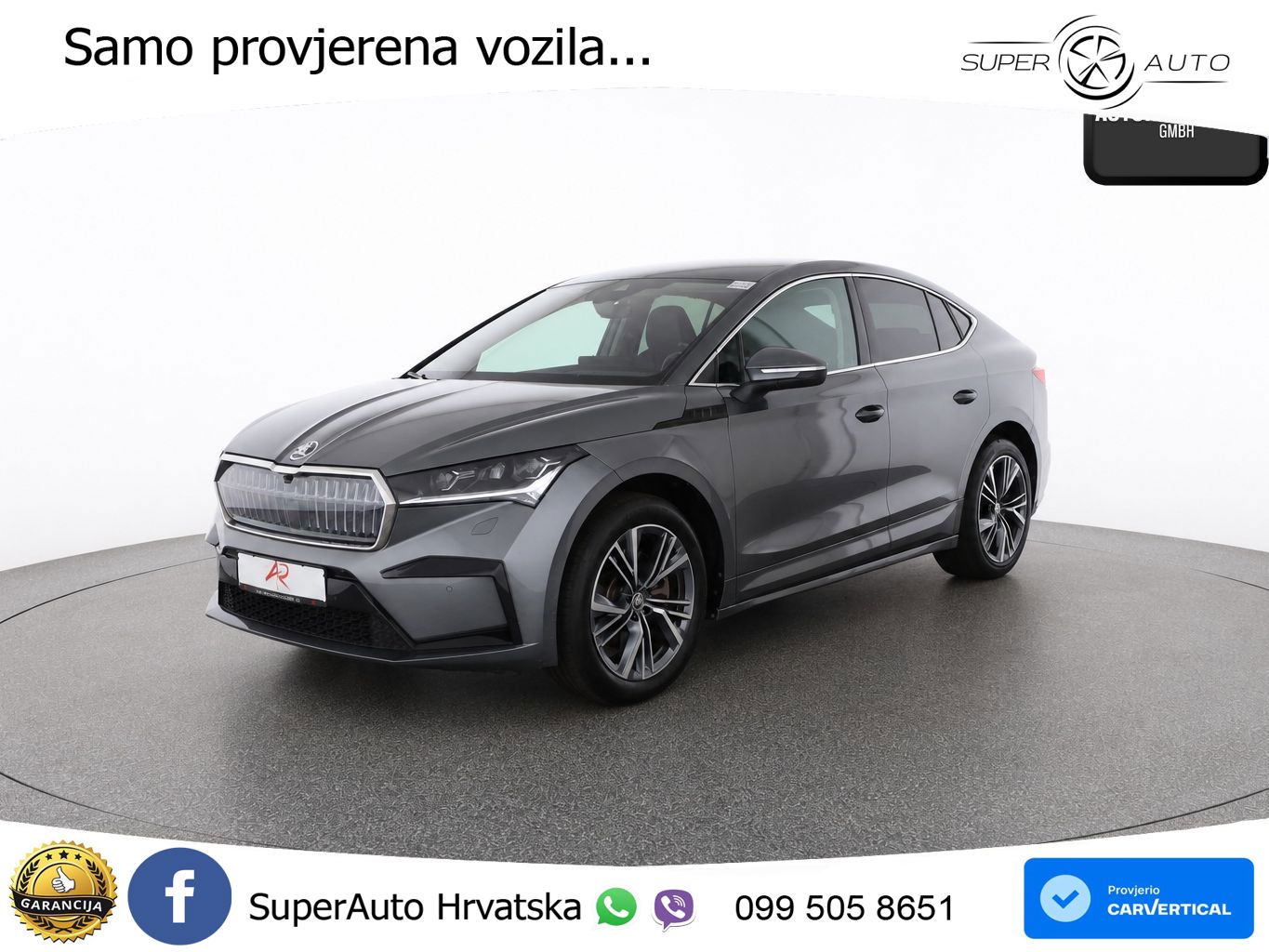 Škoda Enyaq Coupe iV 80 82 kWh (204 KS) Suite LED+GR SJED+ACC