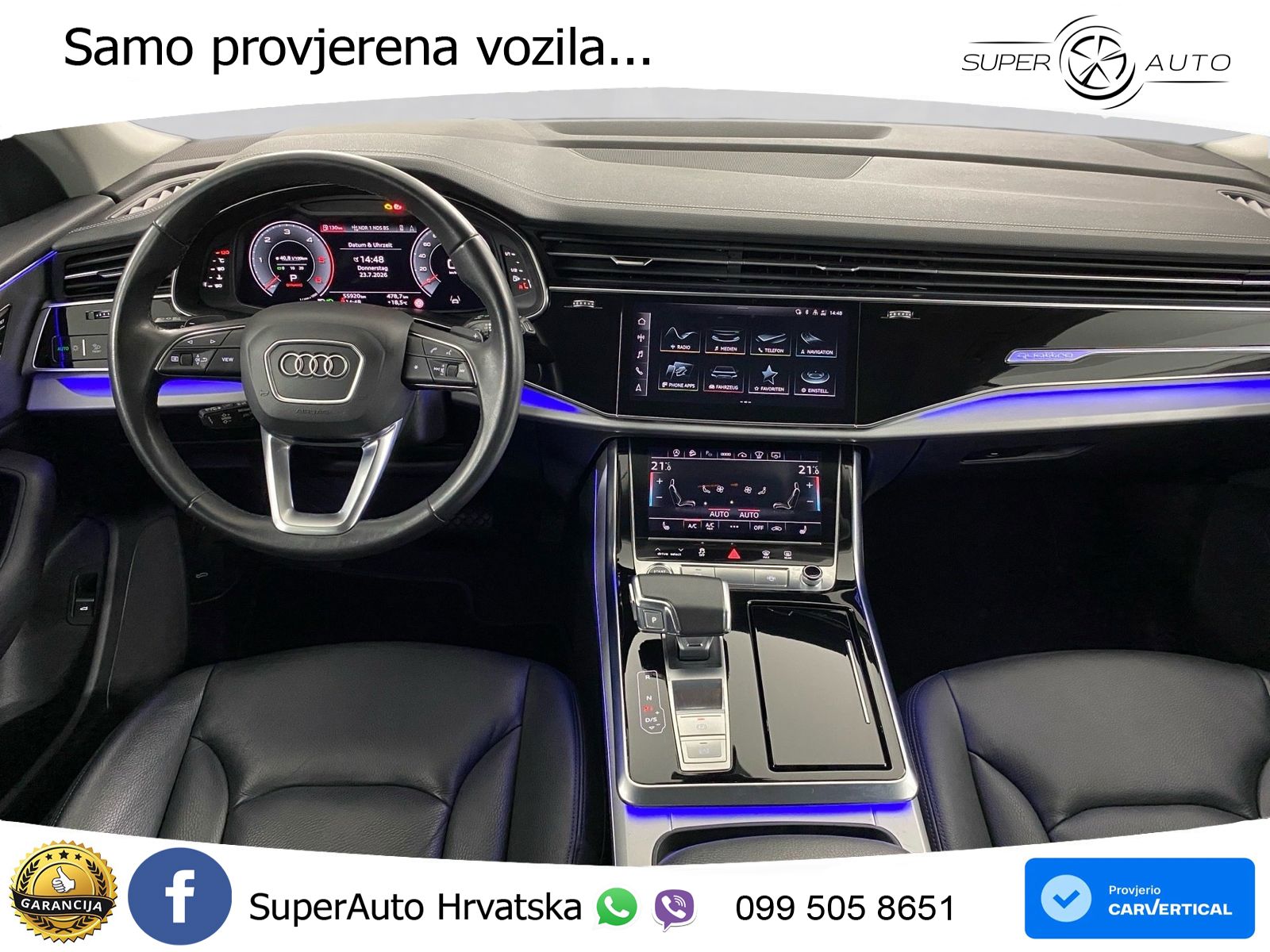 Audi Q8 50 TDI V6 (286 KS) quattro Tiptronic