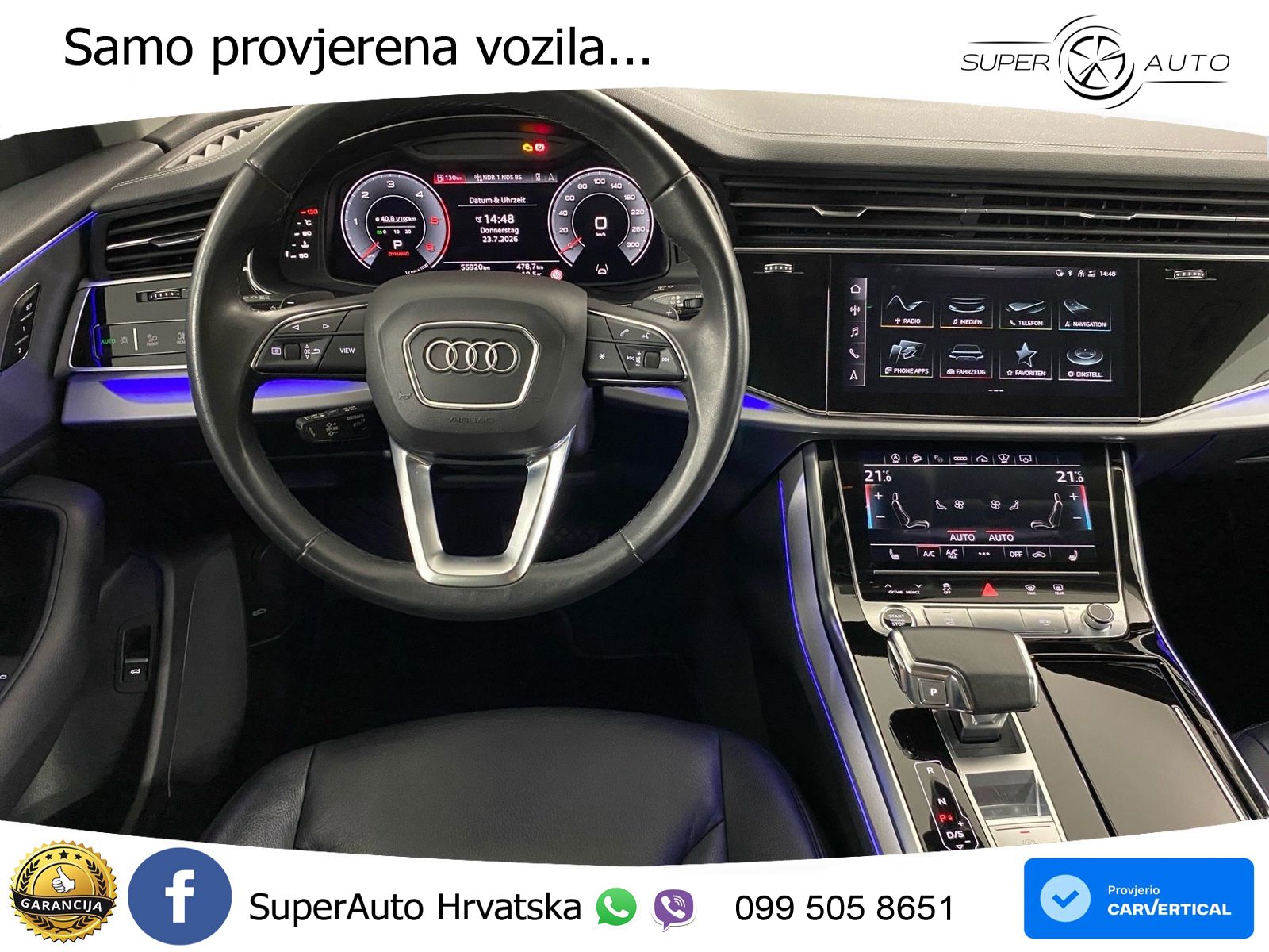 Audi Q8 50 TDI V6 (286 KS) quattro Tiptronic