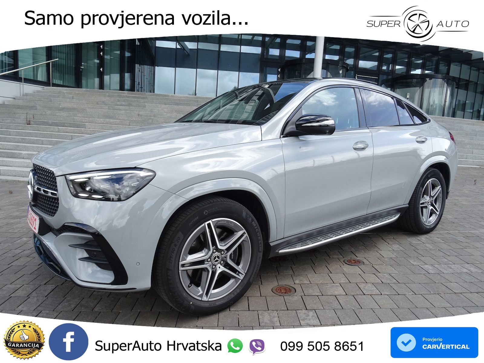 Mercedes GLE Coupe 300d (269 ks) EQ Boost 4MATIC 9G-TRONIC AMG LED+GR SJED+ACC