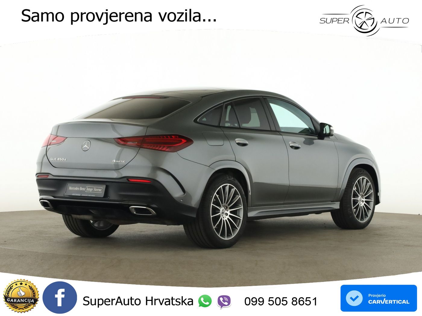 Mercedes GLE Coupe 450d (367 KS) EQ Boost 4MATIC 9G-TRONIC AMG LED+GR SJED+ACC