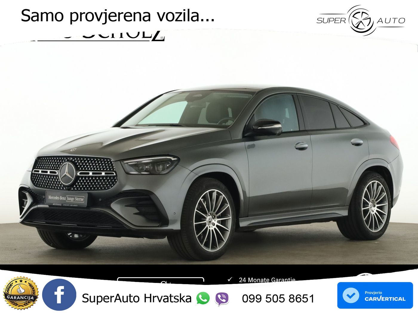 Mercedes GLE Coupe 450d (367 KS) EQ Boost 4MATIC 9G-TRONIC AMG LED+GR SJED+ACC
