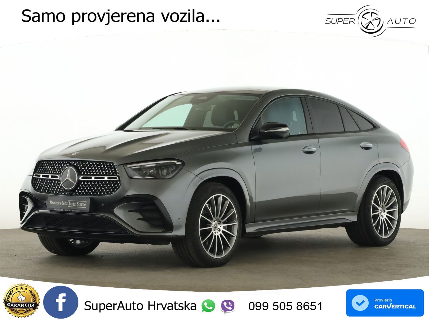 Mercedes GLE Coupe 450d (367 KS) EQ Boost 4MATIC 9G-TRONIC AMG LED+GR SJED+ACC