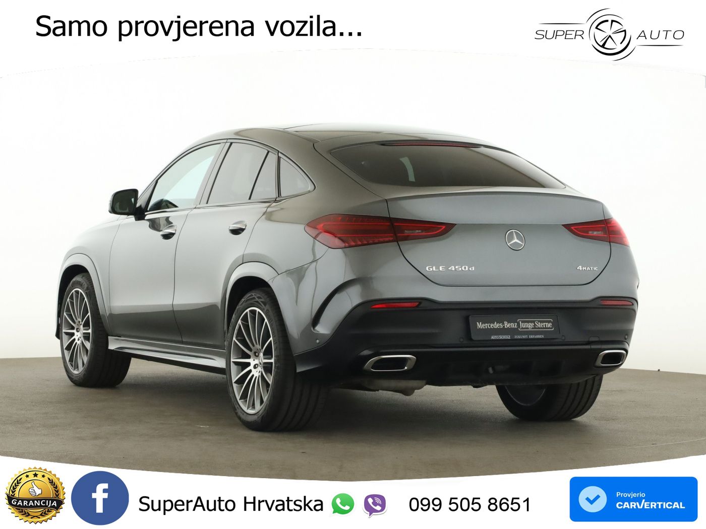 Mercedes GLE Coupe 450d (367 KS) EQ Boost 4MATIC 9G-TRONIC AMG LED+GR SJED+ACC