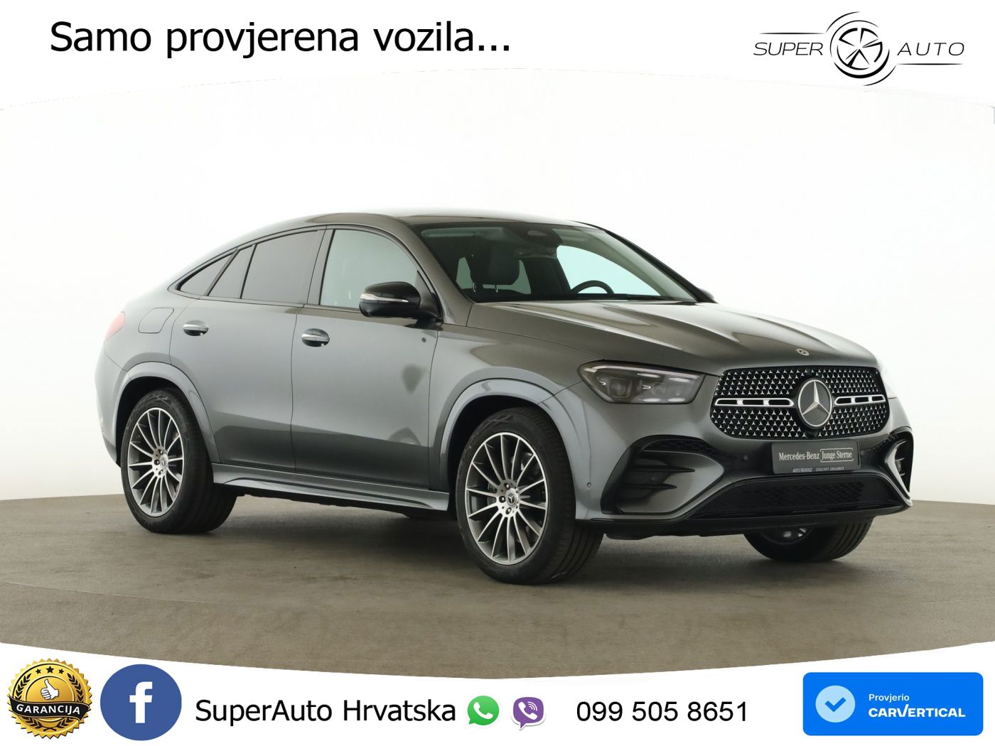 Mercedes GLE Coupe 450d (367 KS) EQ Boost 4MATIC 9G-TRONIC AMG LED+GR SJED+ACC
