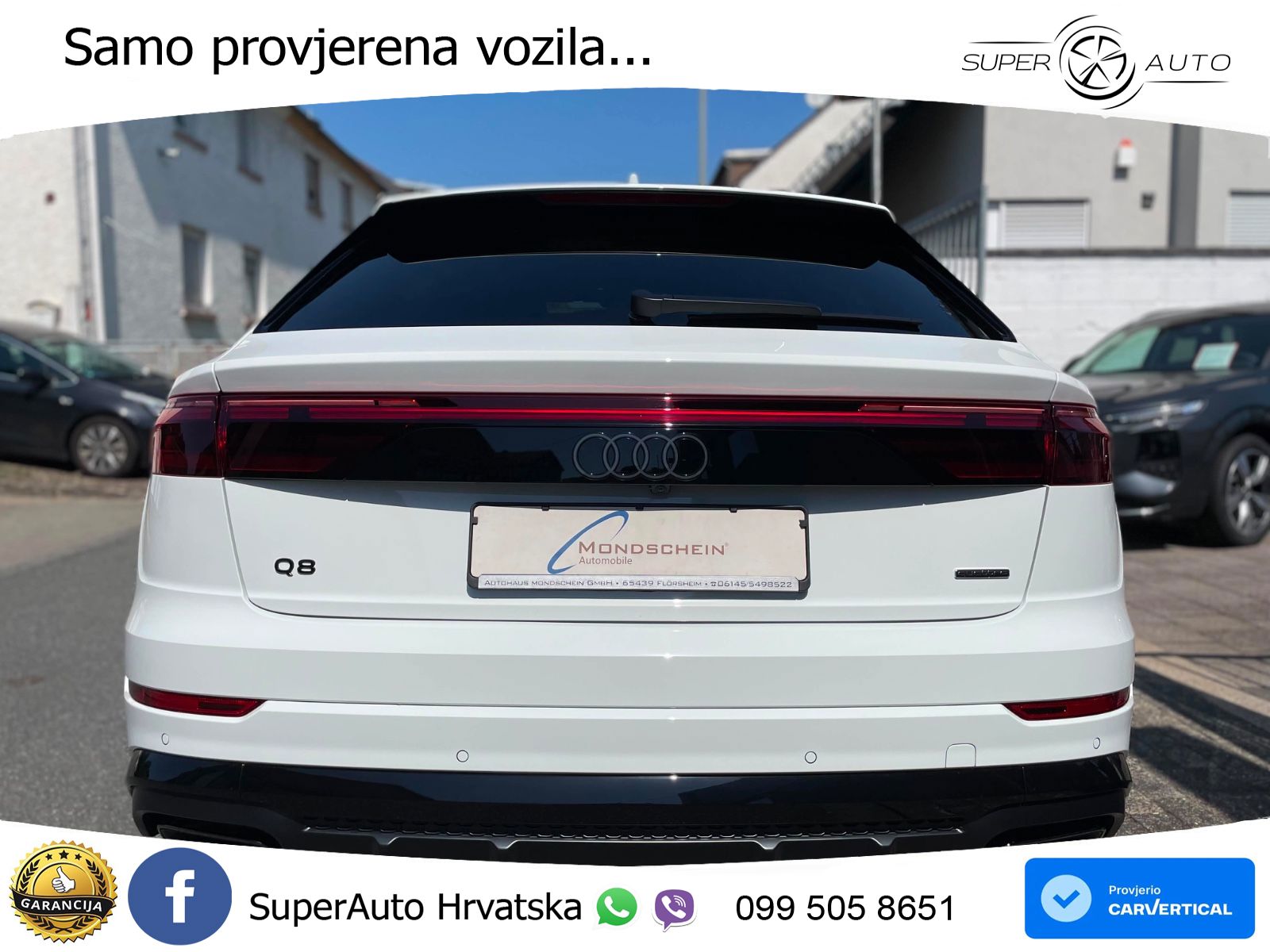 Audi Q8 50 TDI V6 (286 KS) quattro Tiptronic S line