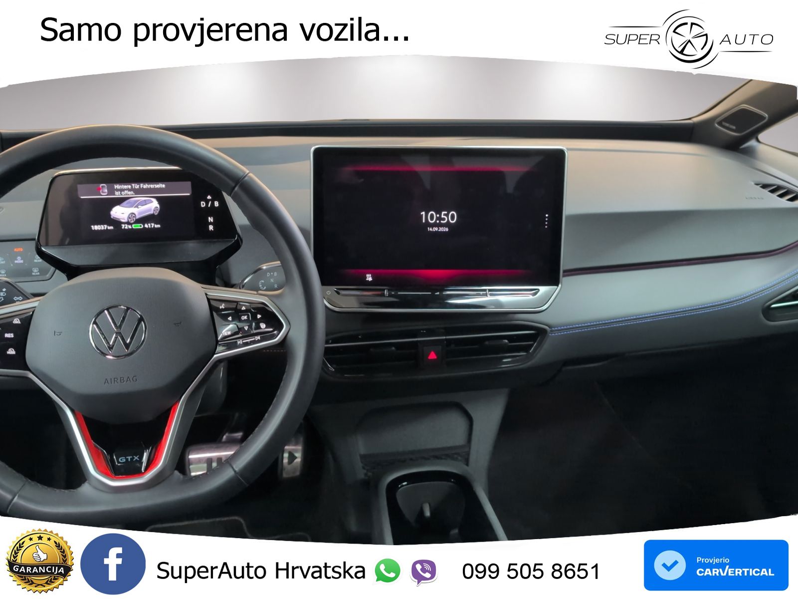 Volkswagen ID.3 GTX 84 kWh (286 KS) LED+GR SJED+ACC