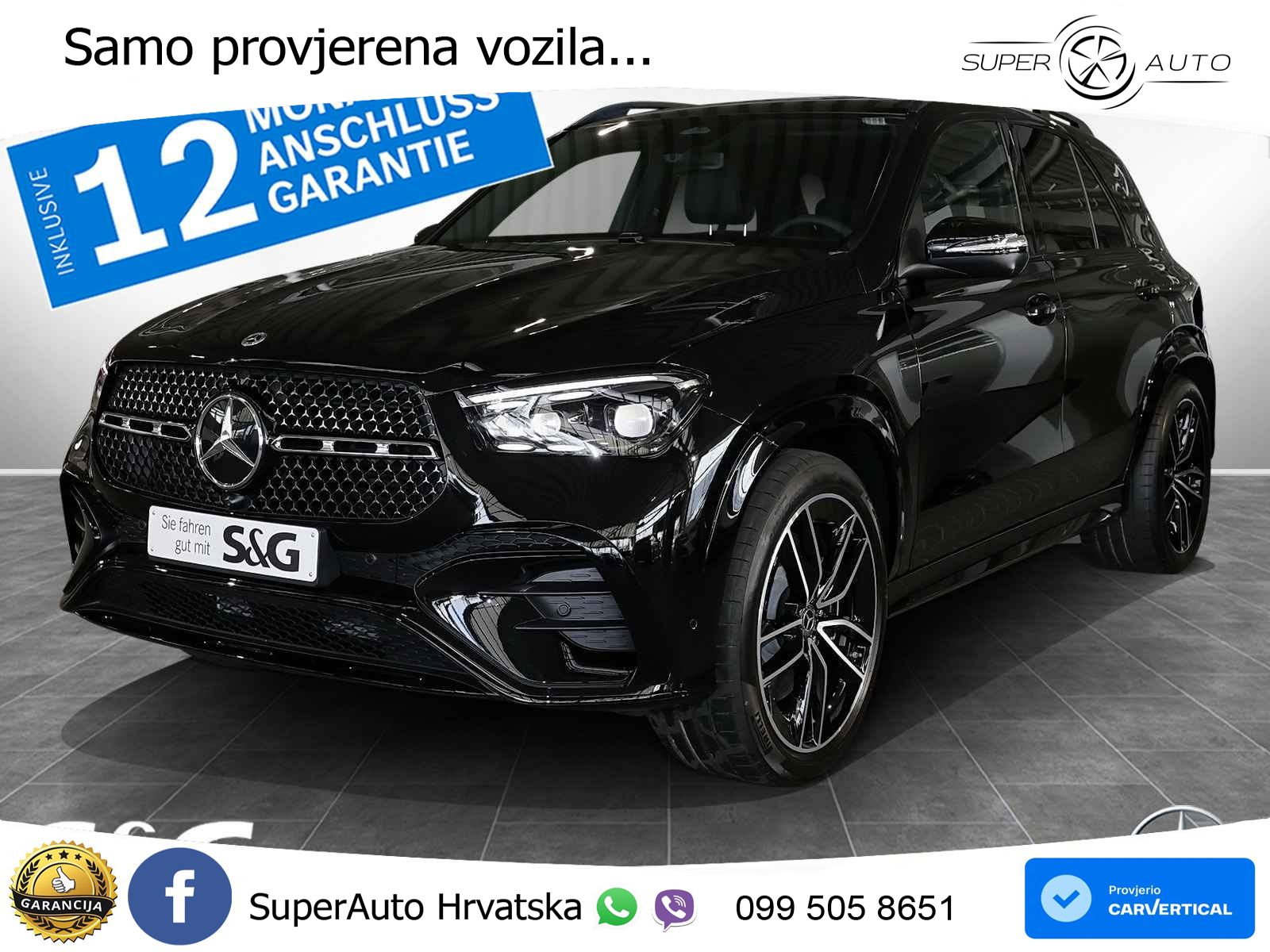Mercedes GLE 450d (367 KS) EQ Boost 4MATIC 9G-TRONIC AMG LED+GR SJED+ACC