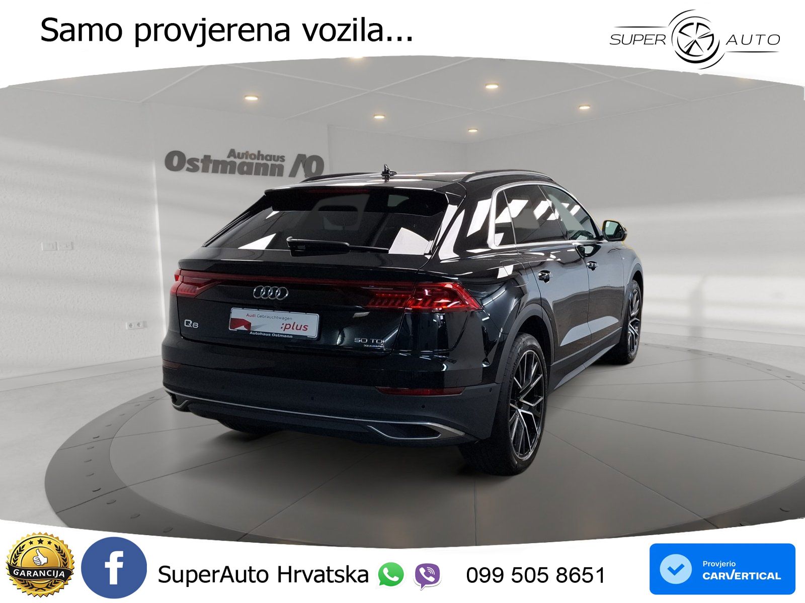 Audi Q8 50 TDI V6 (286 KS) quattro Tiptronic