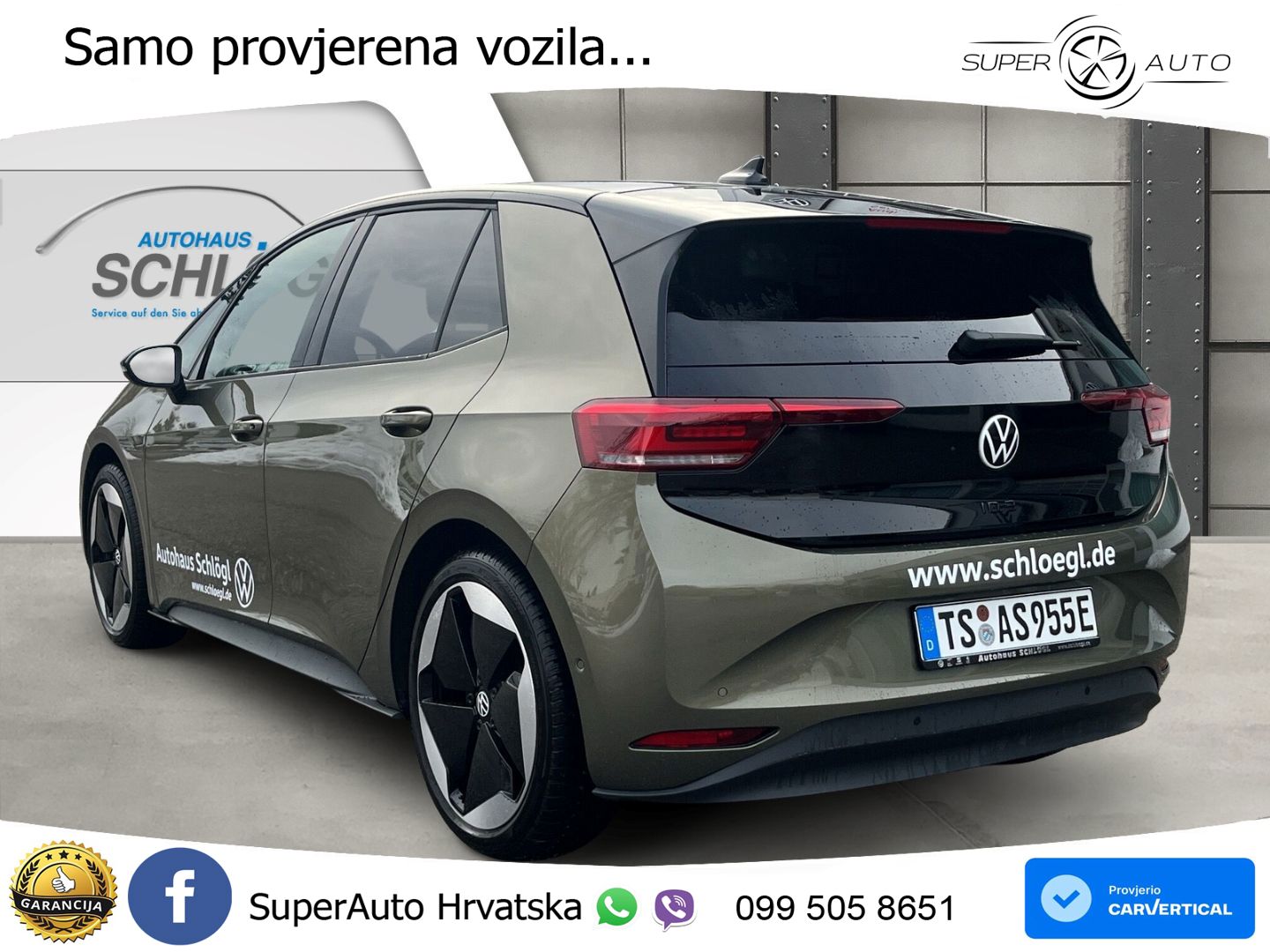 Volkswagen ID.3 Pro 62 kWh (204 KS)