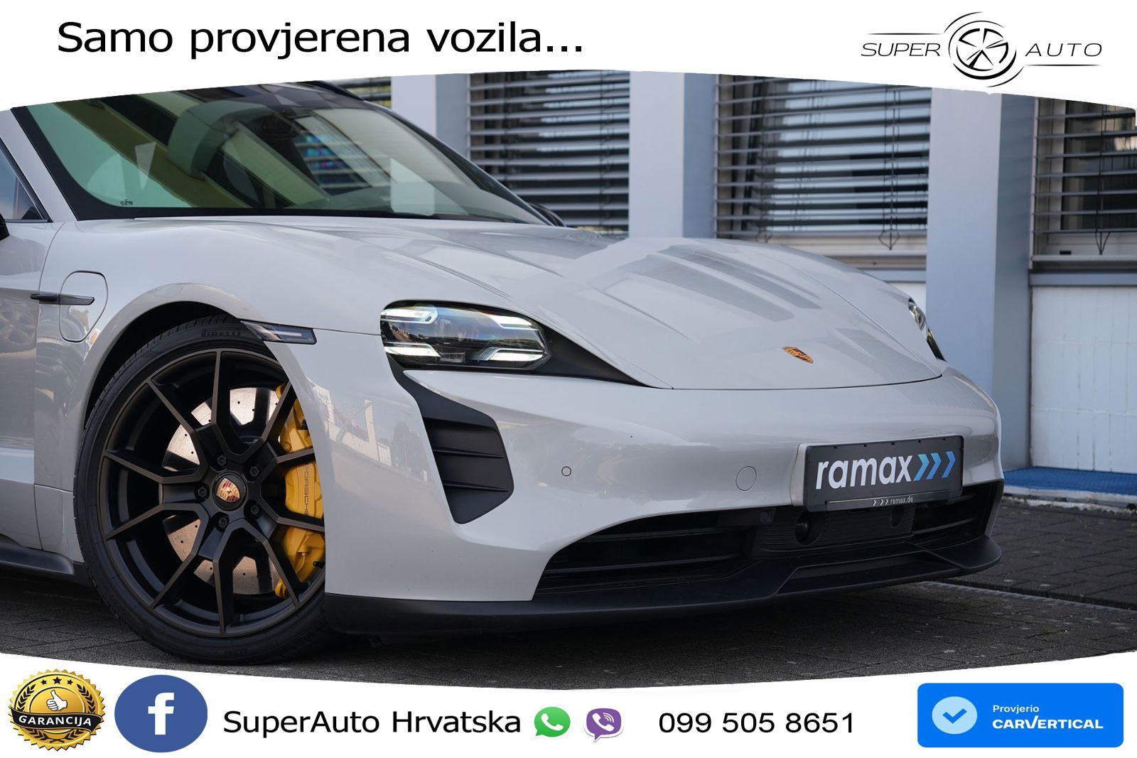Porsche Taycan Sport Turismo GTS Performance Plus 93.4 kWh (598 KS)