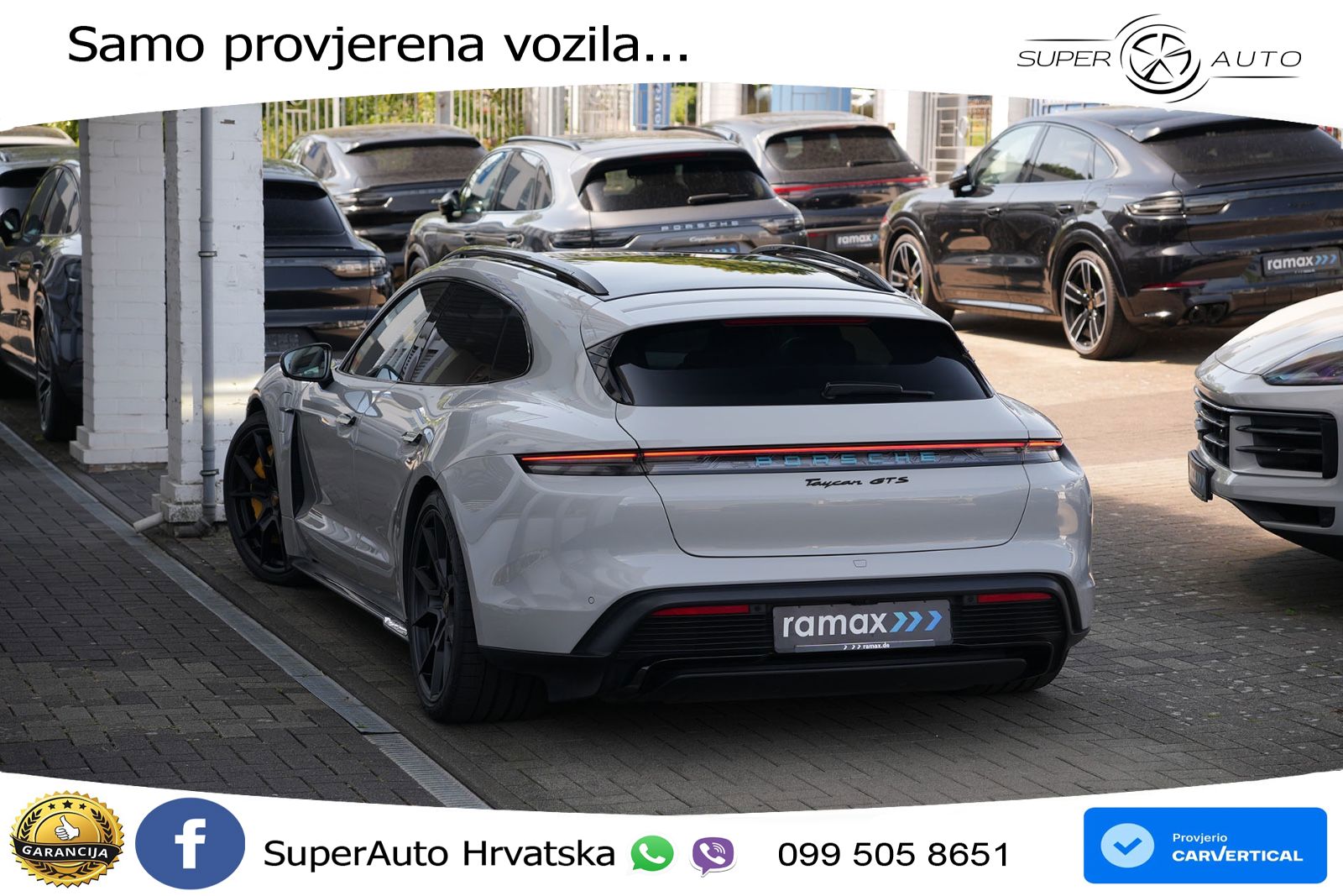 Porsche Taycan Sport Turismo GTS Performance Plus 93.4 kWh (598 KS)