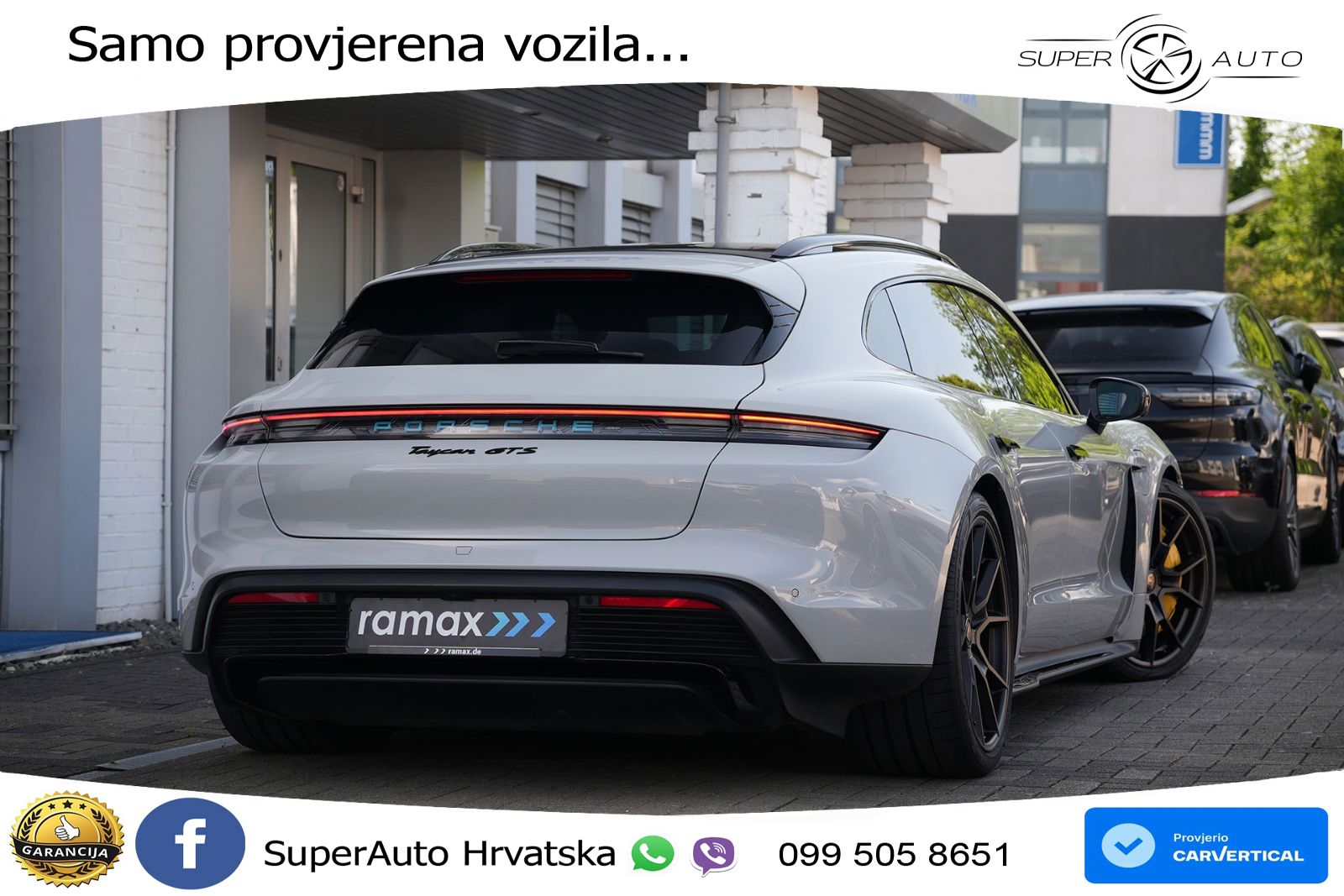 Porsche Taycan Sport Turismo GTS Performance Plus 93.4 kWh (598 KS)