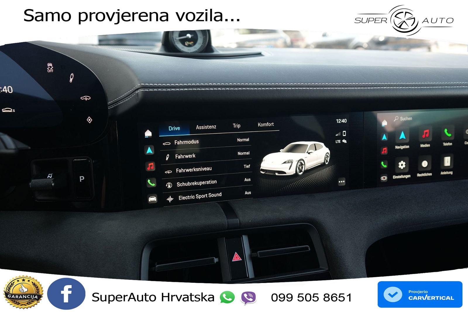 Porsche Taycan Sport Turismo GTS Performance Plus 93.4 kWh (598 KS)