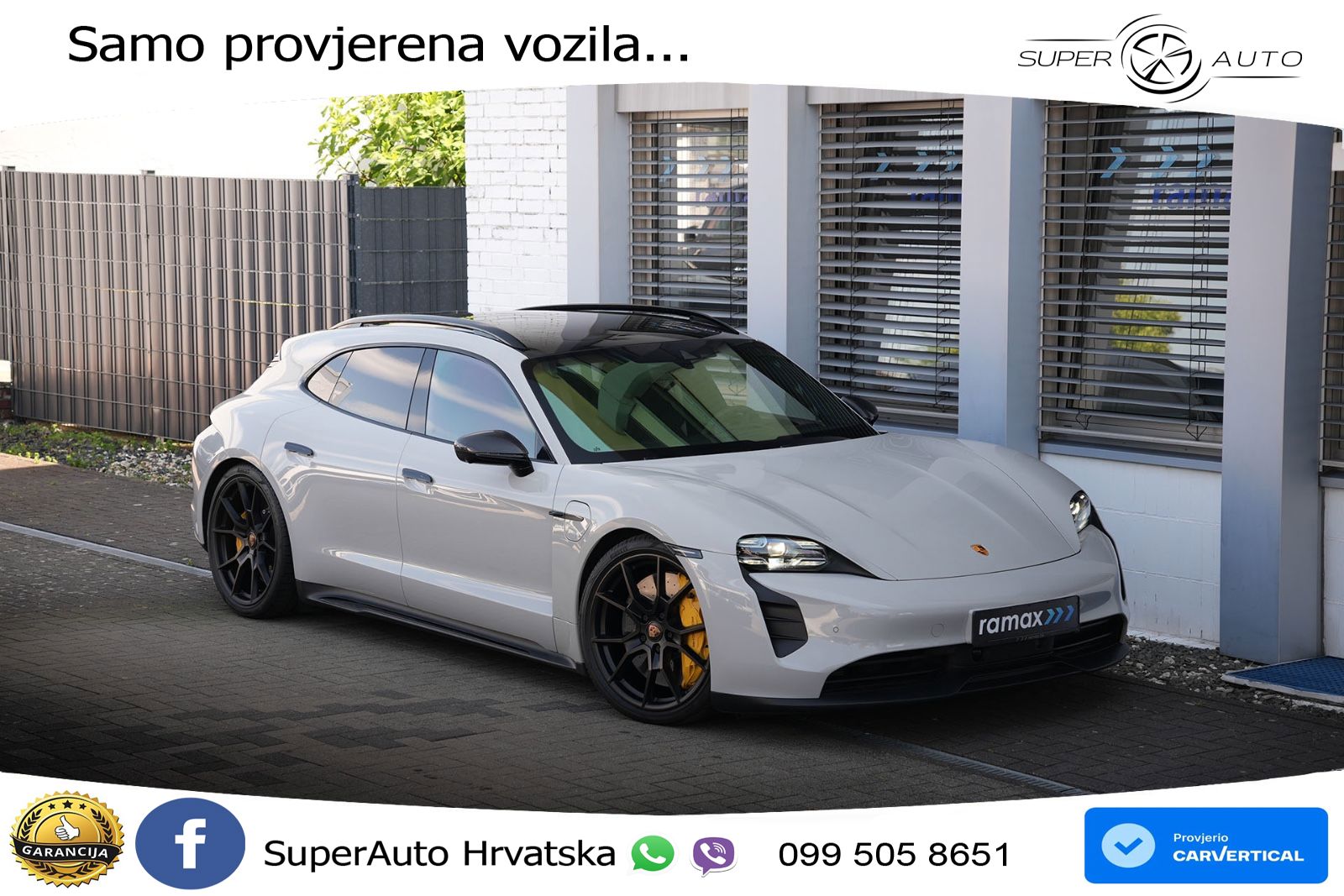 Porsche Taycan Sport Turismo GTS Performance Plus 93.4 kWh (598 KS)