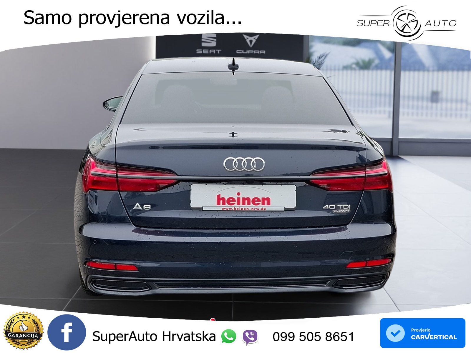 Audi A6 40 2.0TDI quatro LED+GR SJED+ACC
