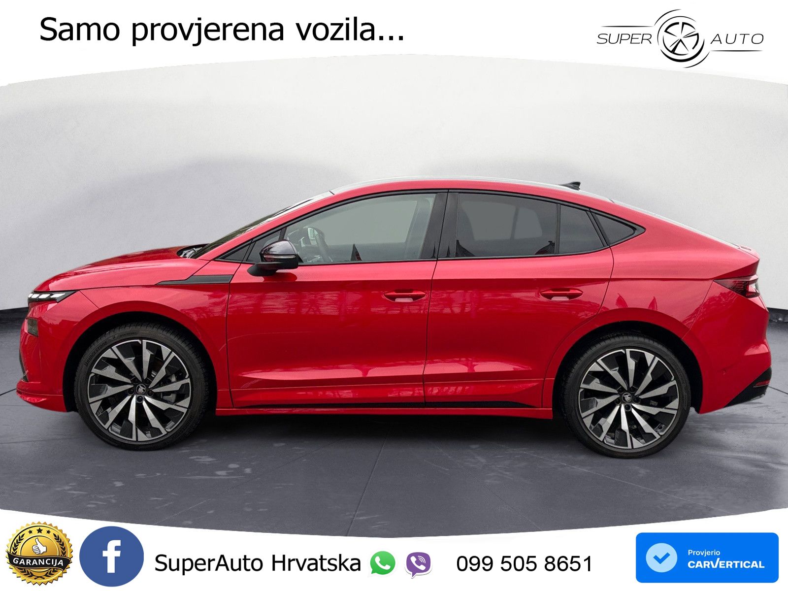 Škoda Enyaq Coupe iV 85 82 kWh (286 KS) SportLine LED+GR SJED+ACC