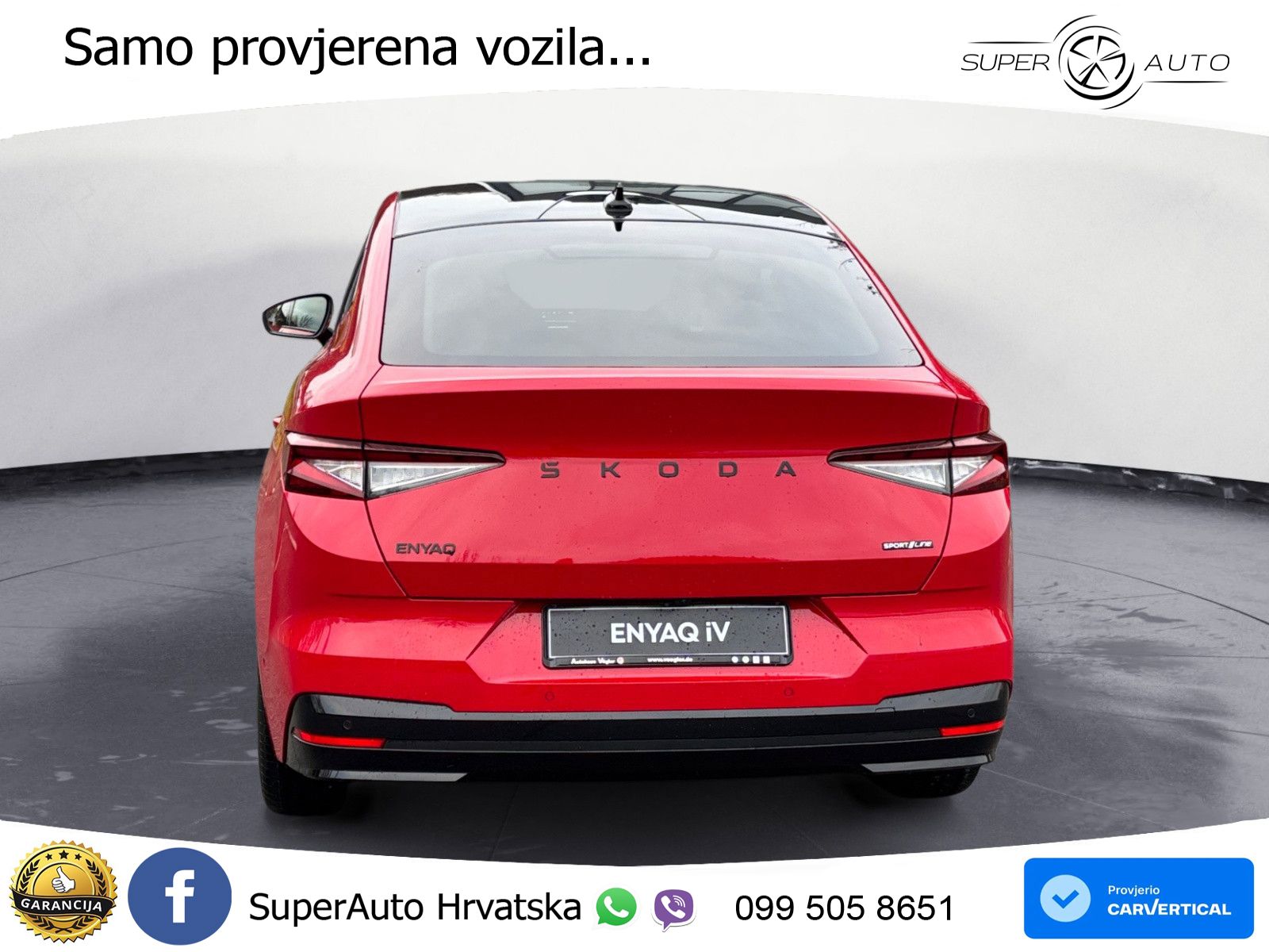 Škoda Enyaq Coupe iV 85 82 kWh (286 KS) SportLine LED+GR SJED+ACC