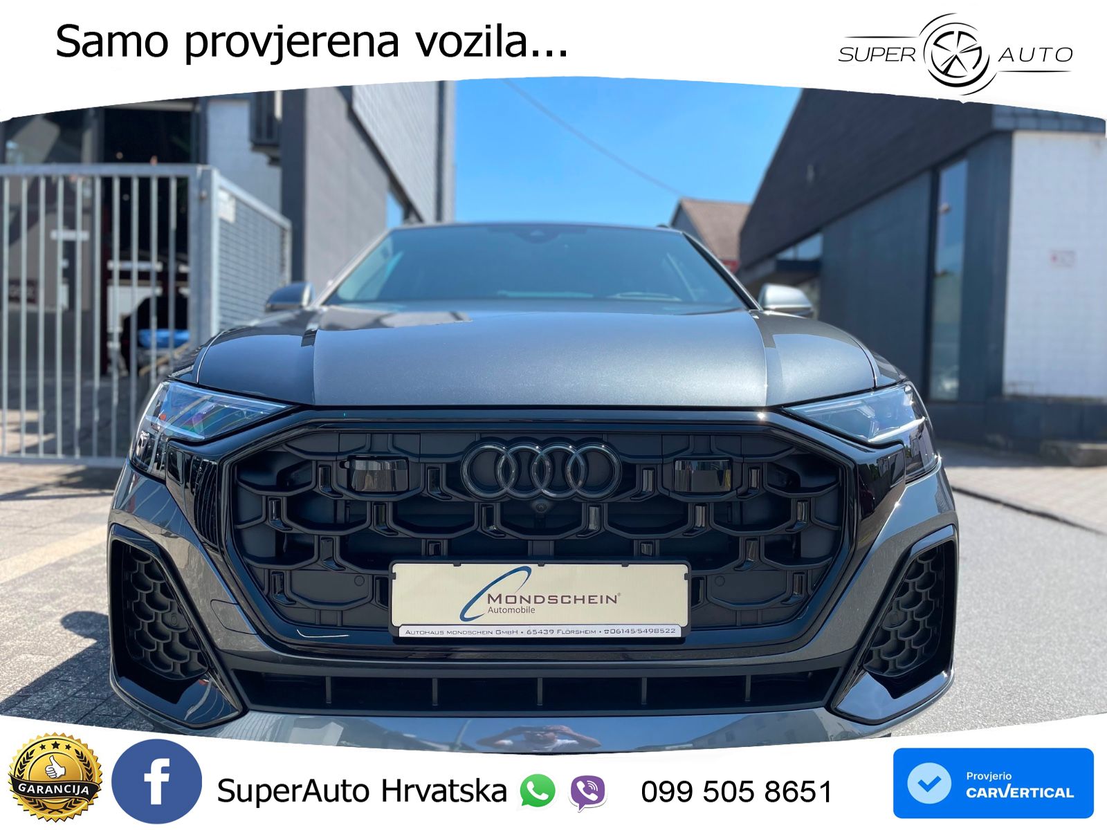 Audi Q8 50 TDI V6 (286 KS) quattro Tiptronic S line