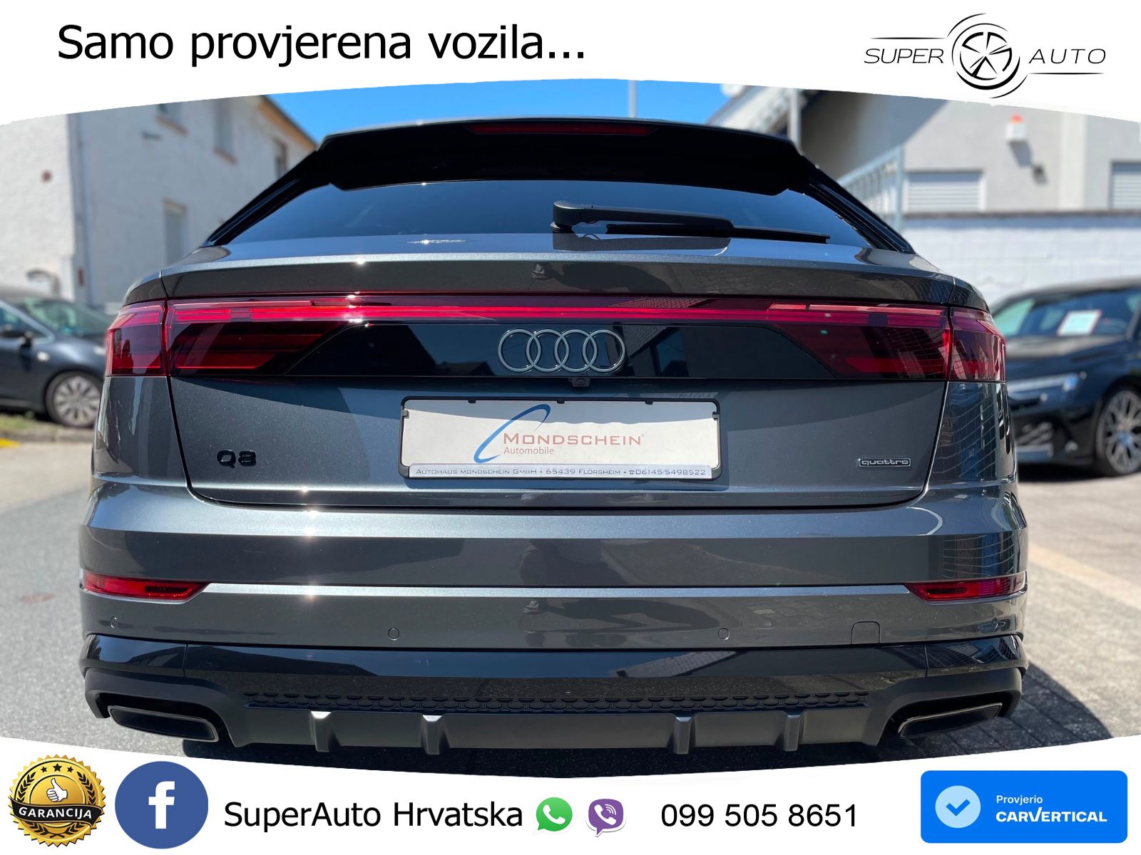 Audi Q8 50 TDI V6 (286 KS) quattro Tiptronic S line