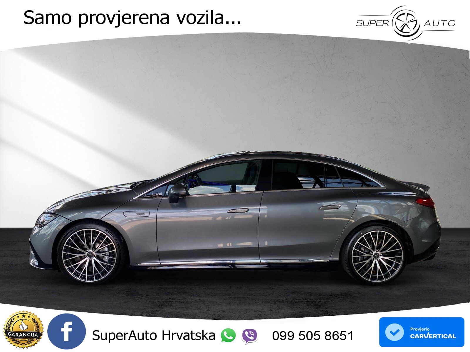 Mercedes EQE AMG 43 100 kWh (476 KS) 4MATIC ZRAČNI+ACC+GR SJED+KAM+PANO