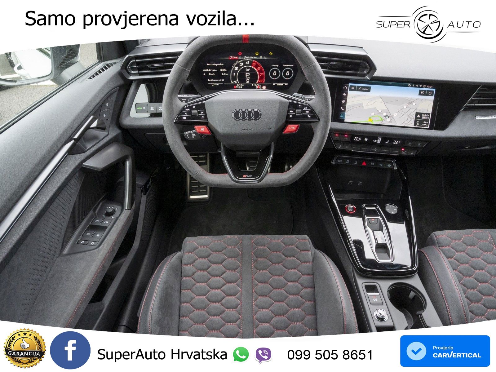 Audi RS3 Sportback 2.5 TFSI (400 KS) quattro S tronic LED+GR SJED+ACC