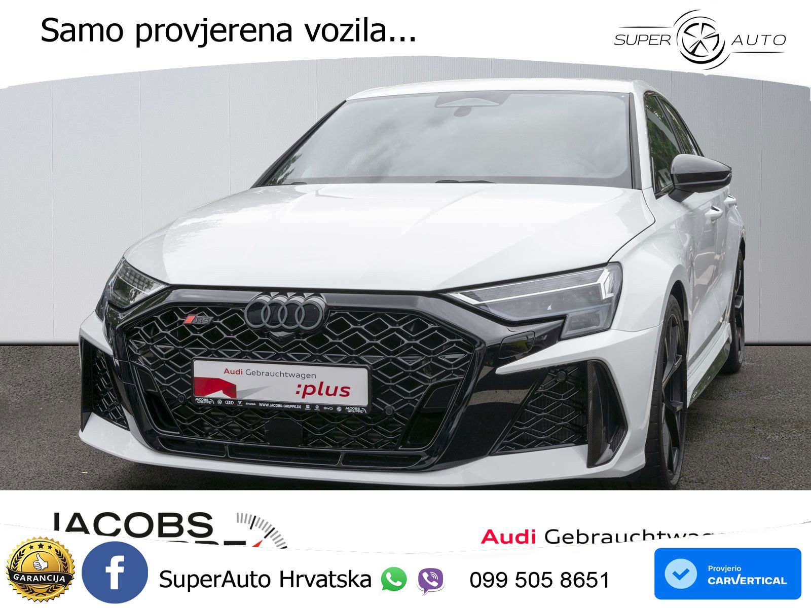 Audi RS3 Sportback 2.5 TFSI (400 KS) quattro S tronic LED+GR SJED+ACC